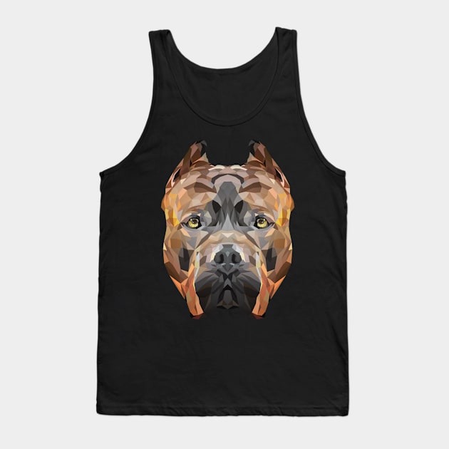 Pit bull Tank Top by DmitryPayvinart